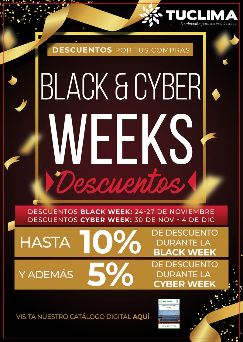 Black & Cyber Weeks - ¡Los descuentos ya están aquí!