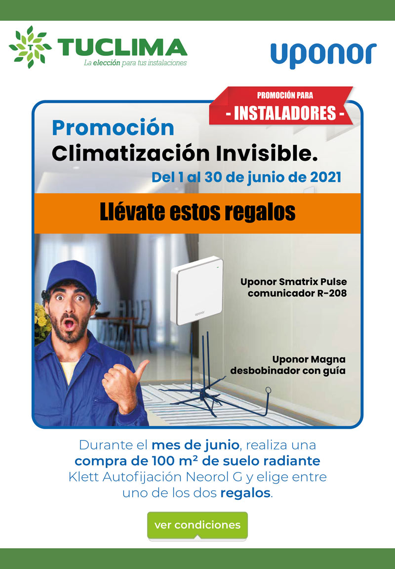  ¡Llega la promoción Climatización Invisible de Uponor!