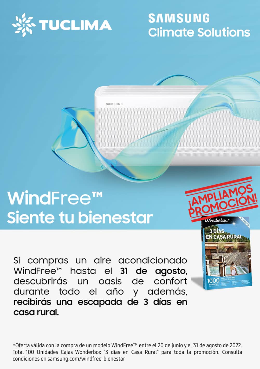 ¡Ampliamos la promoción WindFree de Samsung!