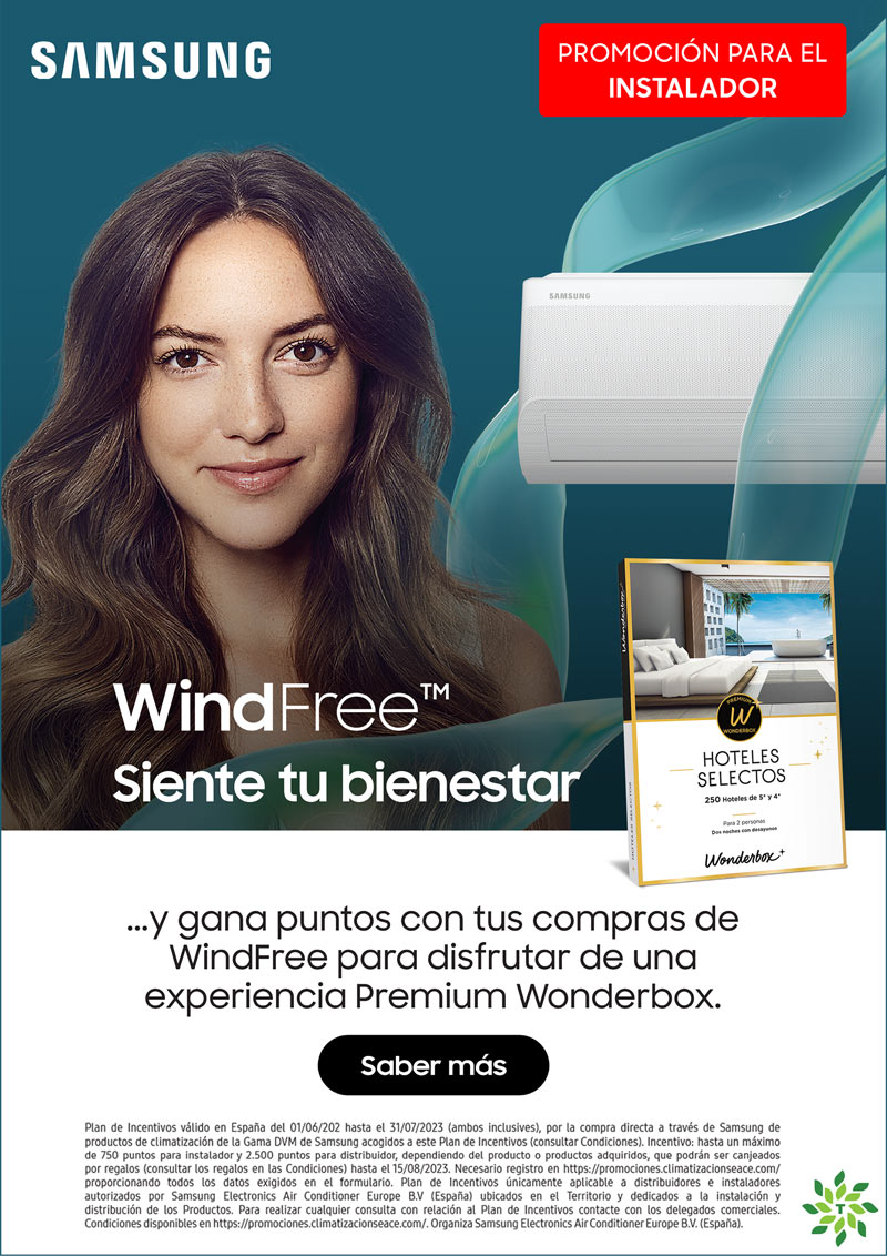 Promo INSTALADOR: Experiencia de Regalo con WindFree de Samsung