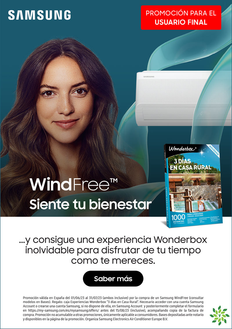 Promo USUARIO FINAL: Experiencia de Regalo con WindFree de Samsung