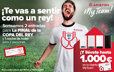 Gana 2 entradas para la FINAL de la Copa del Rey + 1 noche de hotel