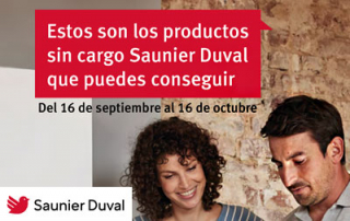 Productos sin coste para ti con Saunier Duval