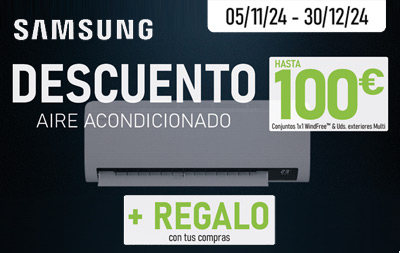Promo Samsung: Descuento hasta 100€ + Regalo