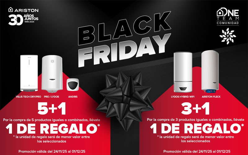 ¡Ya está aquí el Black Friday de Ariston!