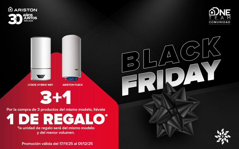 ¡Ya está aquí el Black Friday de Ariston!