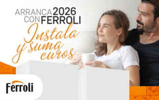Arranca 2026 con Ferroli: instala y suma euros
