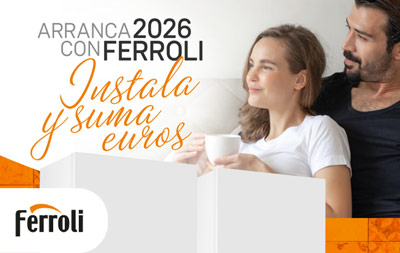 Arranca 2026 con Ferroli: instala y suma euros