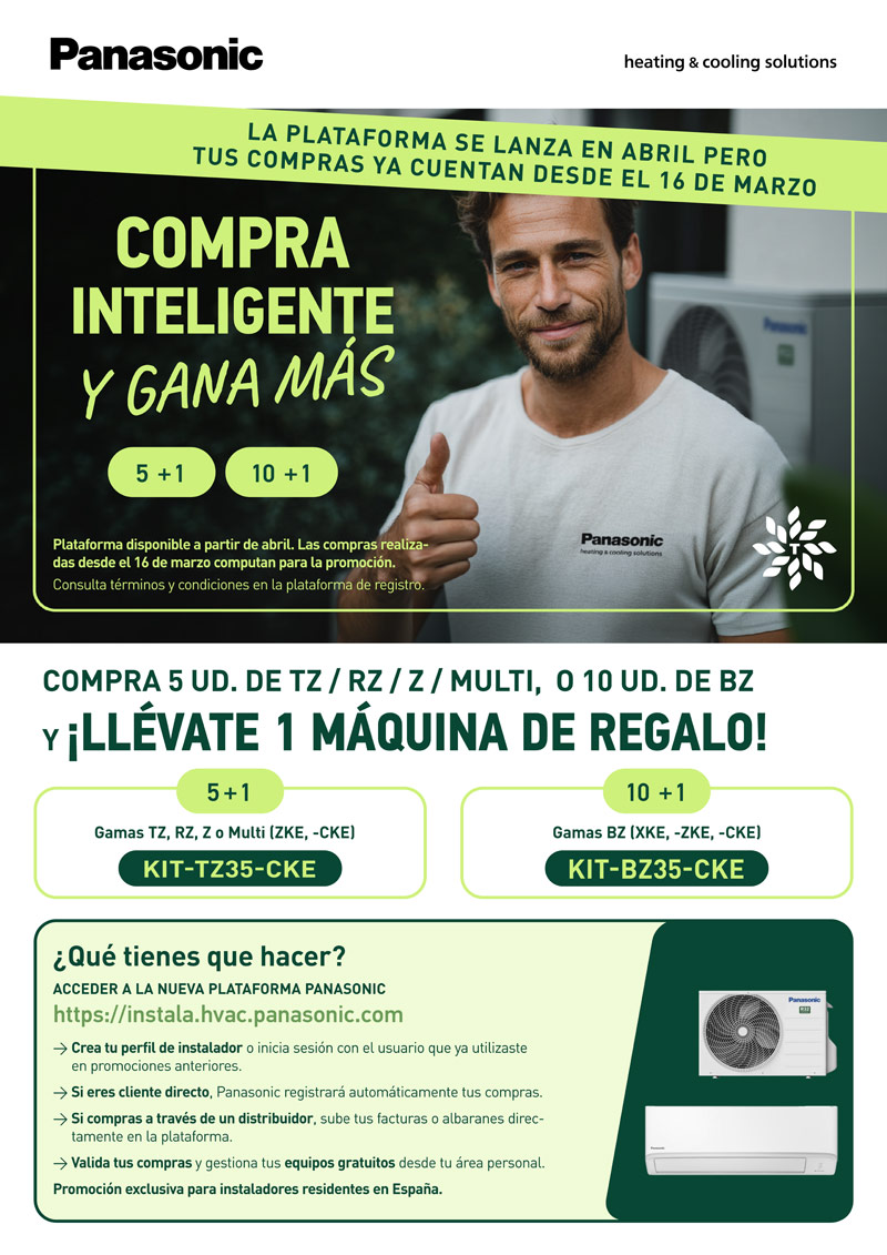 Compra inteligente y gana más con Panasonic
