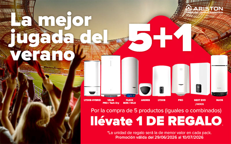 5+1 en ACS comprando Ariston