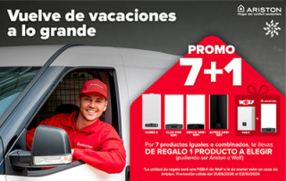 Promo Ariston 7+1 | Vuelve de vacaciones a lo grande