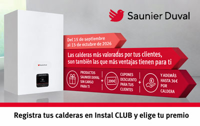 Productos sin coste para ti con Saunier Duval